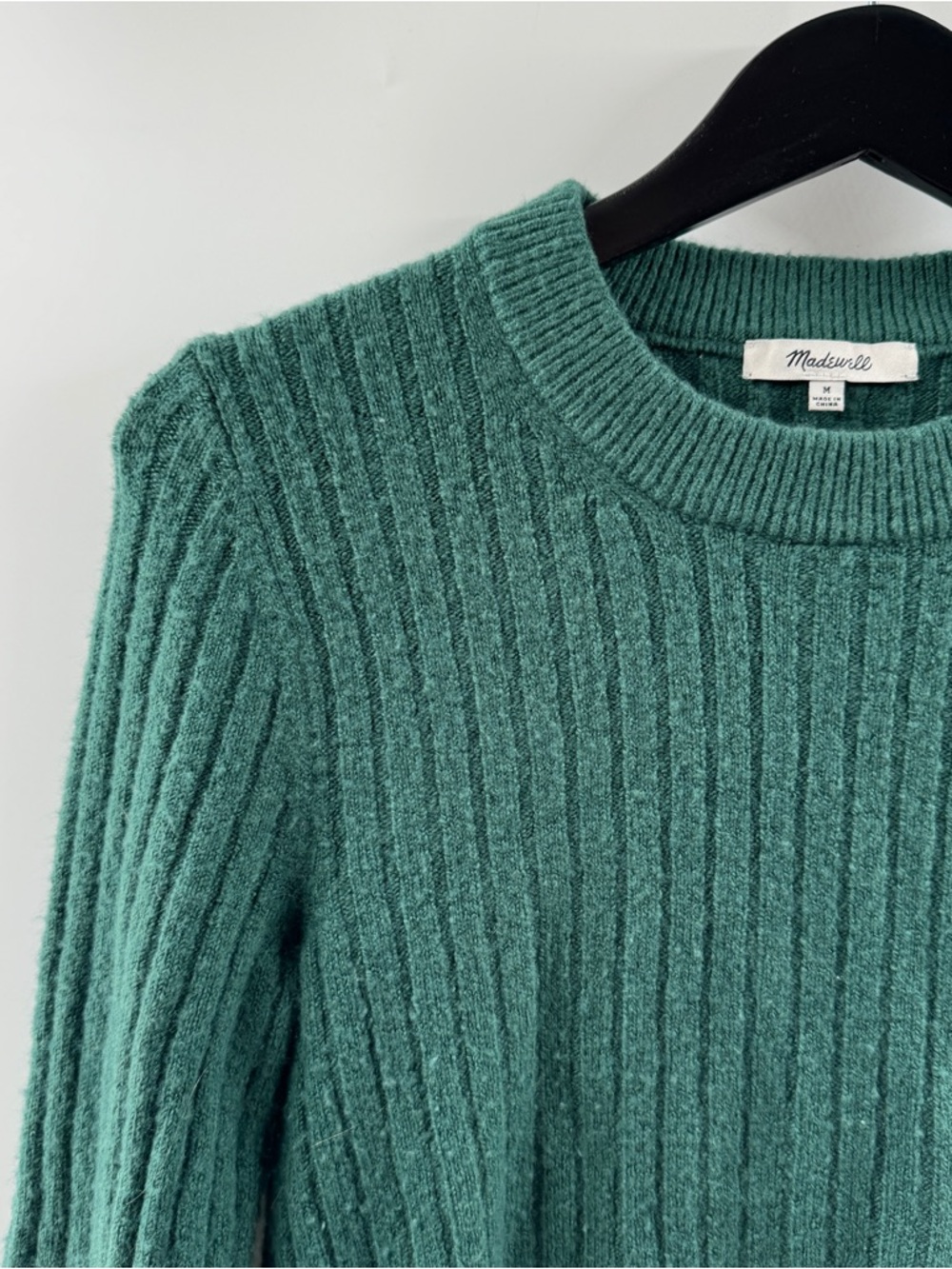 Madewell Emerald Green Long Sleeve Sweater – Women’s Medium - Picture 2 of 8